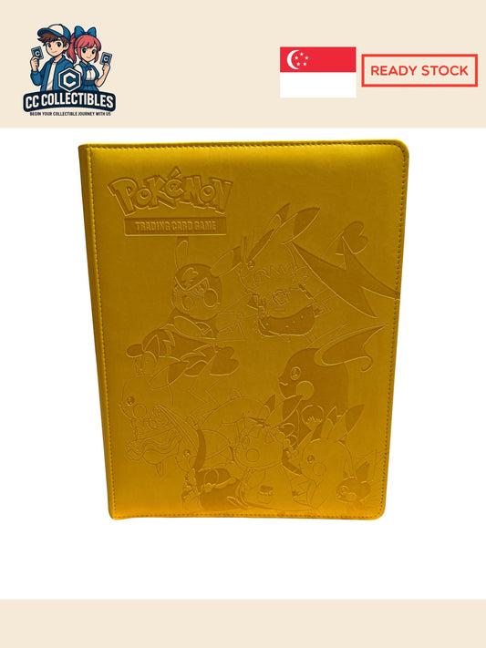 Pokémon 9 Pocket Embossed Trading Card Binder Album - 12 designs
