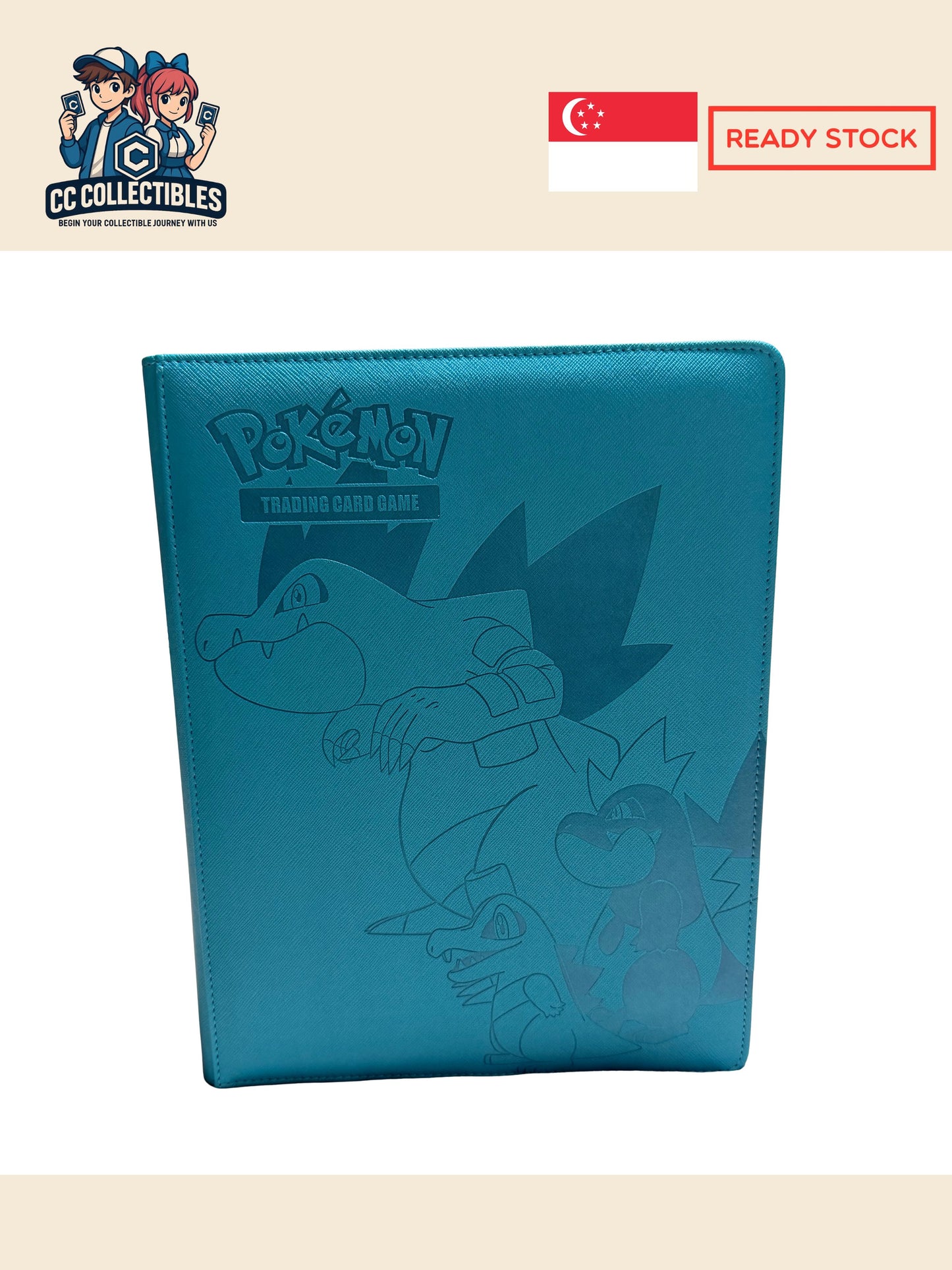 Pokémon 9 Pocket Embossed Trading Card Binder Album - 12 designs