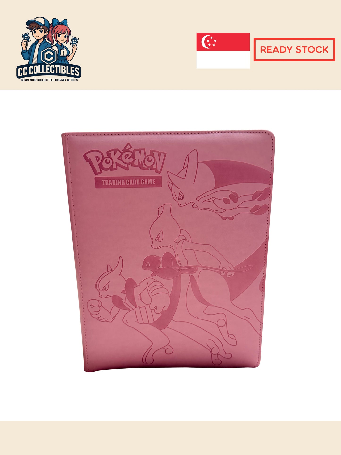 Pokémon 9 Pocket Embossed Trading Card Binder Album - 12 designs