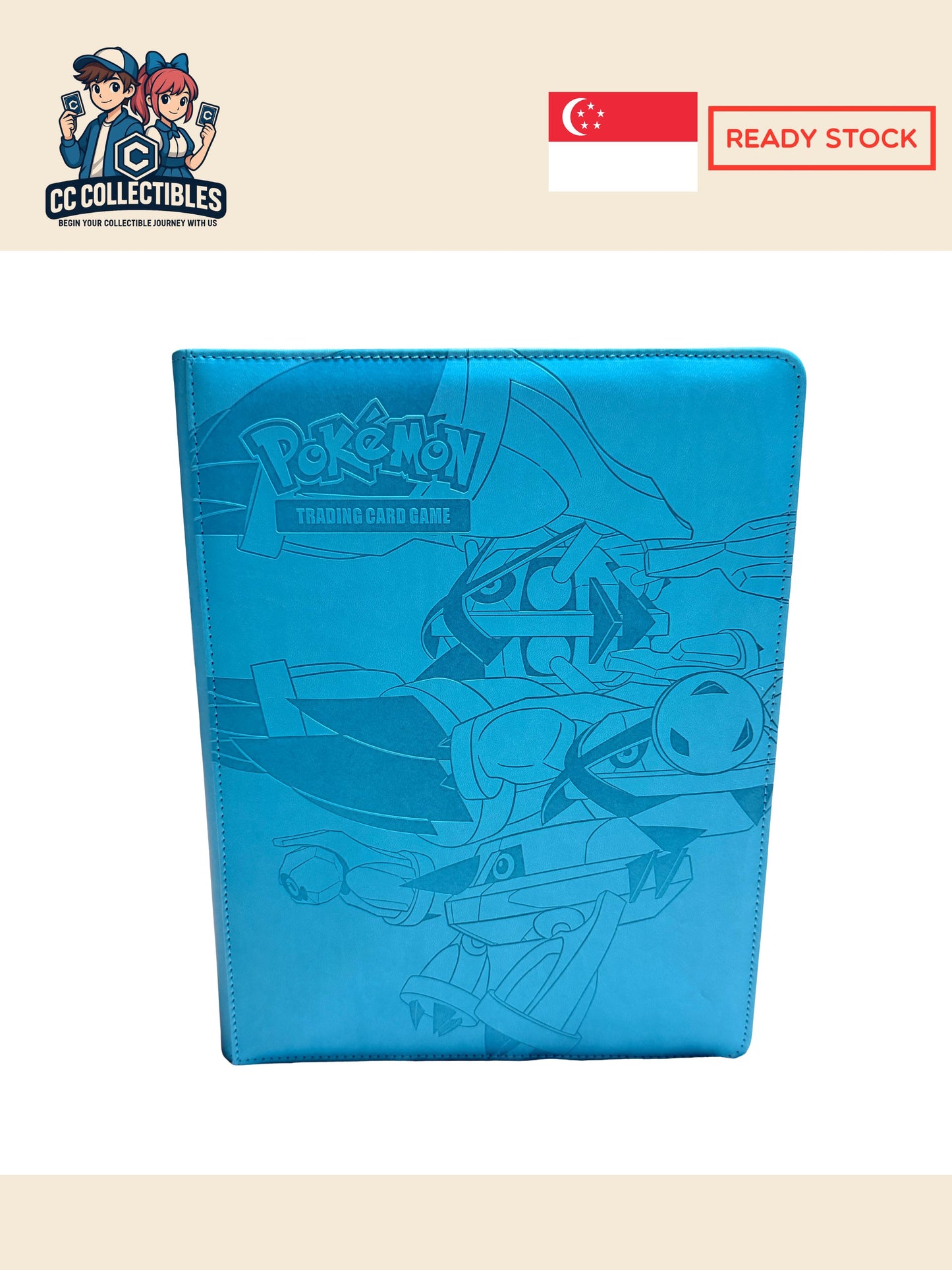 Pokémon 9 Pocket Embossed Trading Card Binder Album - 12 designs