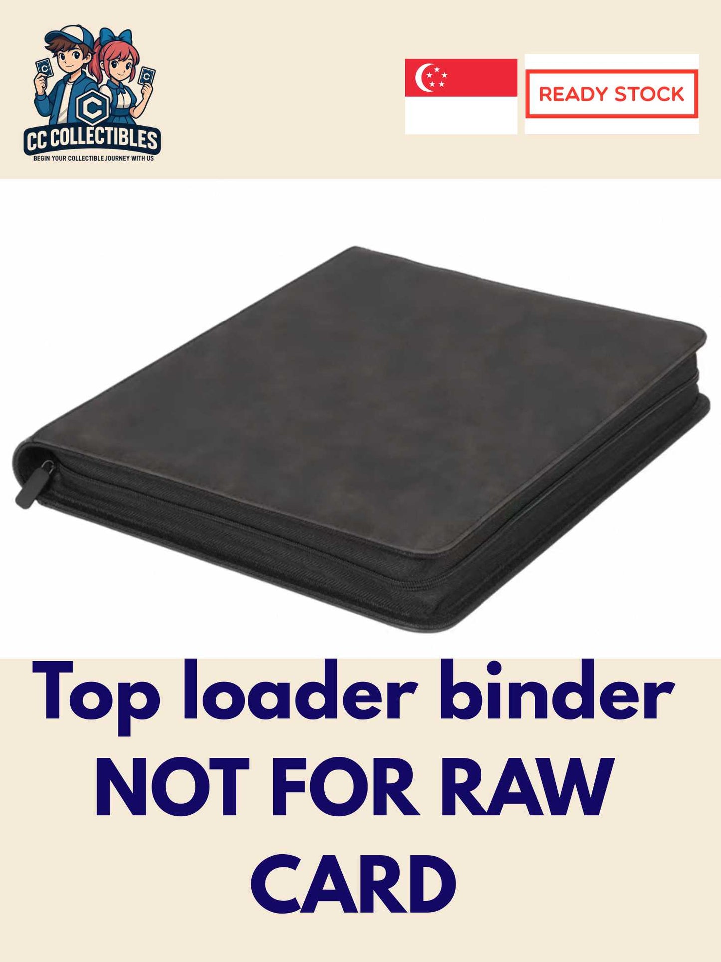 Premium Top Loader Binder – 9-Slot or 12-Slot Pages | Trading Card Storage Album for Pokémon, Sports, TCG & Collectibles