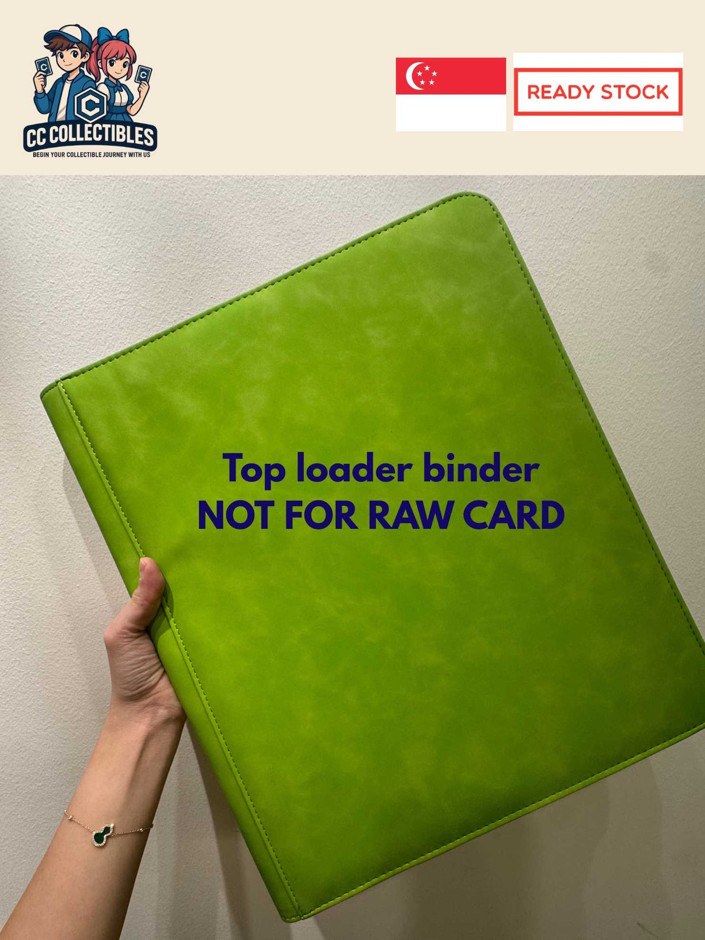 Premium Top Loader Binder – 9-Slot or 12-Slot Pages | Trading Card Storage Album for Pokémon, Sports, TCG & Collectibles