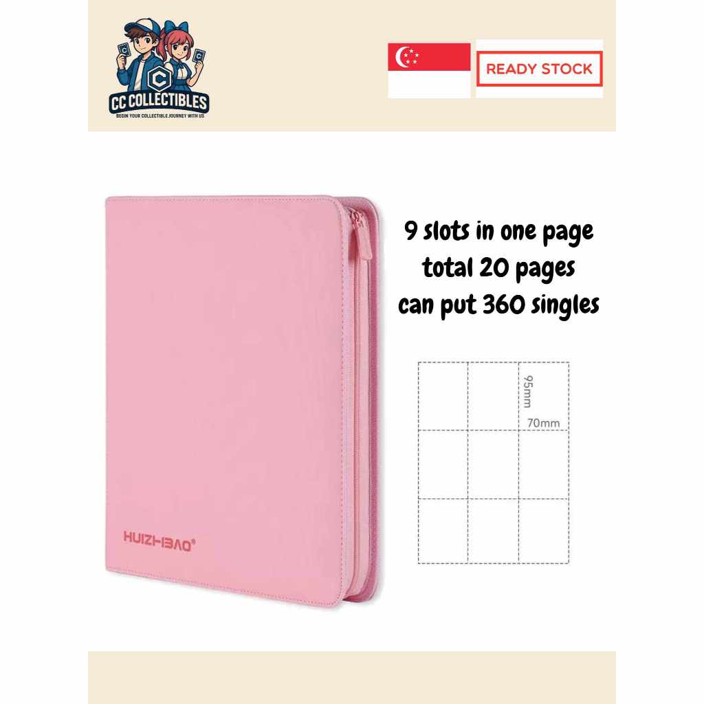 Waterproof Trading Card Binder (360/480 slots)