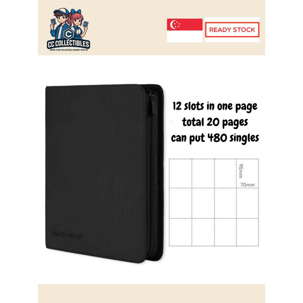 Waterproof Trading Card Binder (360/480 slots)