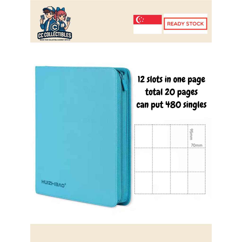 Waterproof Trading Card Binder (360/480 slots)